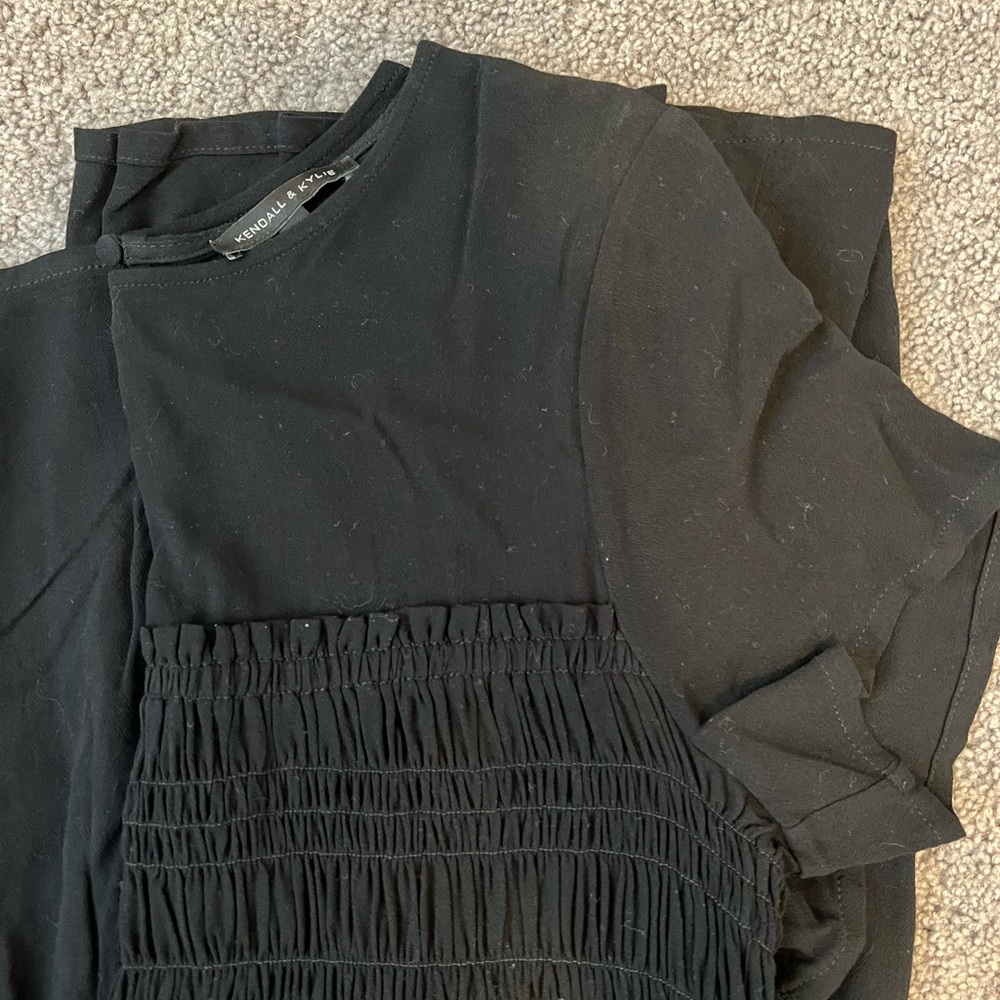 Pacsun Black ruffle dress